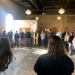 Listening to the speaker